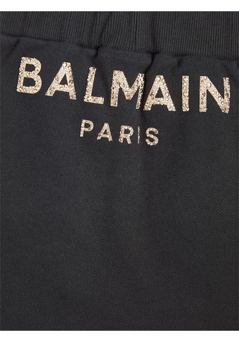 Black cotton skirt for girls BALMAIN | BU7B11/PIENERO